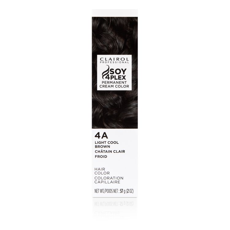 4A Light Cool Brown Permanent Cream Hair Color