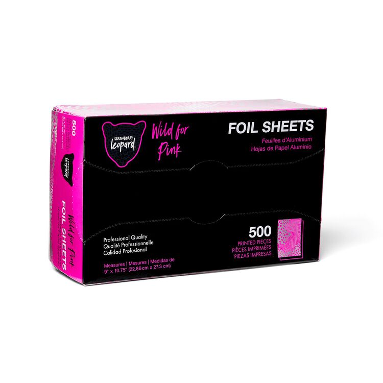 Wild For Pink Full Size Pattern Foil Sheets 9x10.75" 500 ct