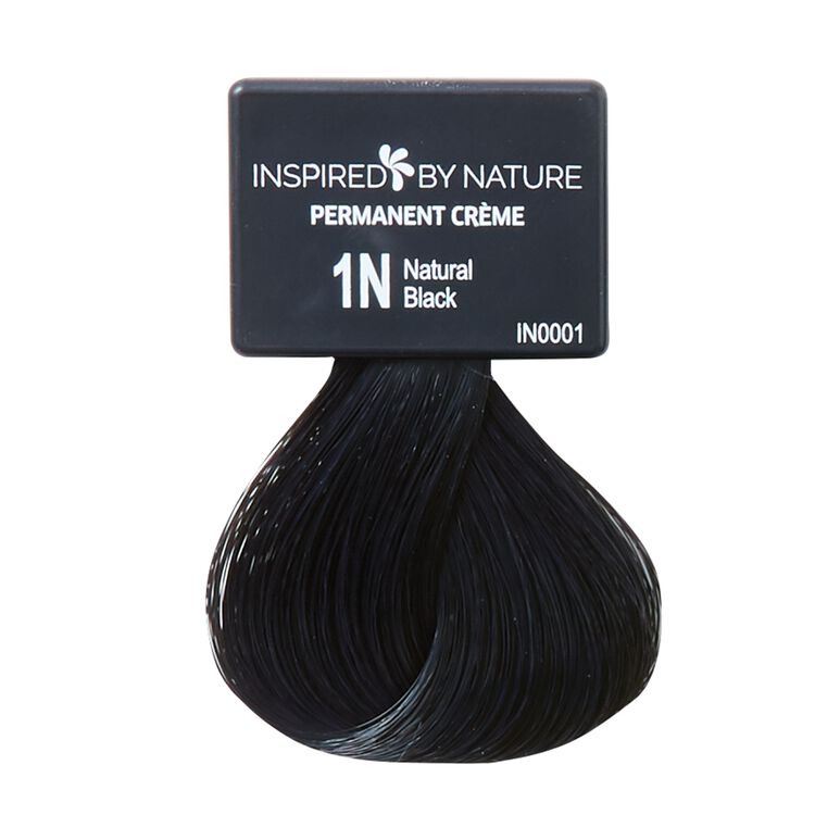 Inspired By Nature Ammonia-Free Permanent Hair Color Natural Black 1N |  Permanent Hair Color | Sally Beauty