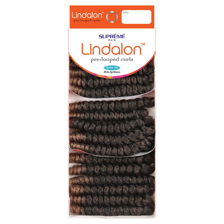 Crochet Straw Set Curl 20 Inch Ombre Black/Strawberry Blonde