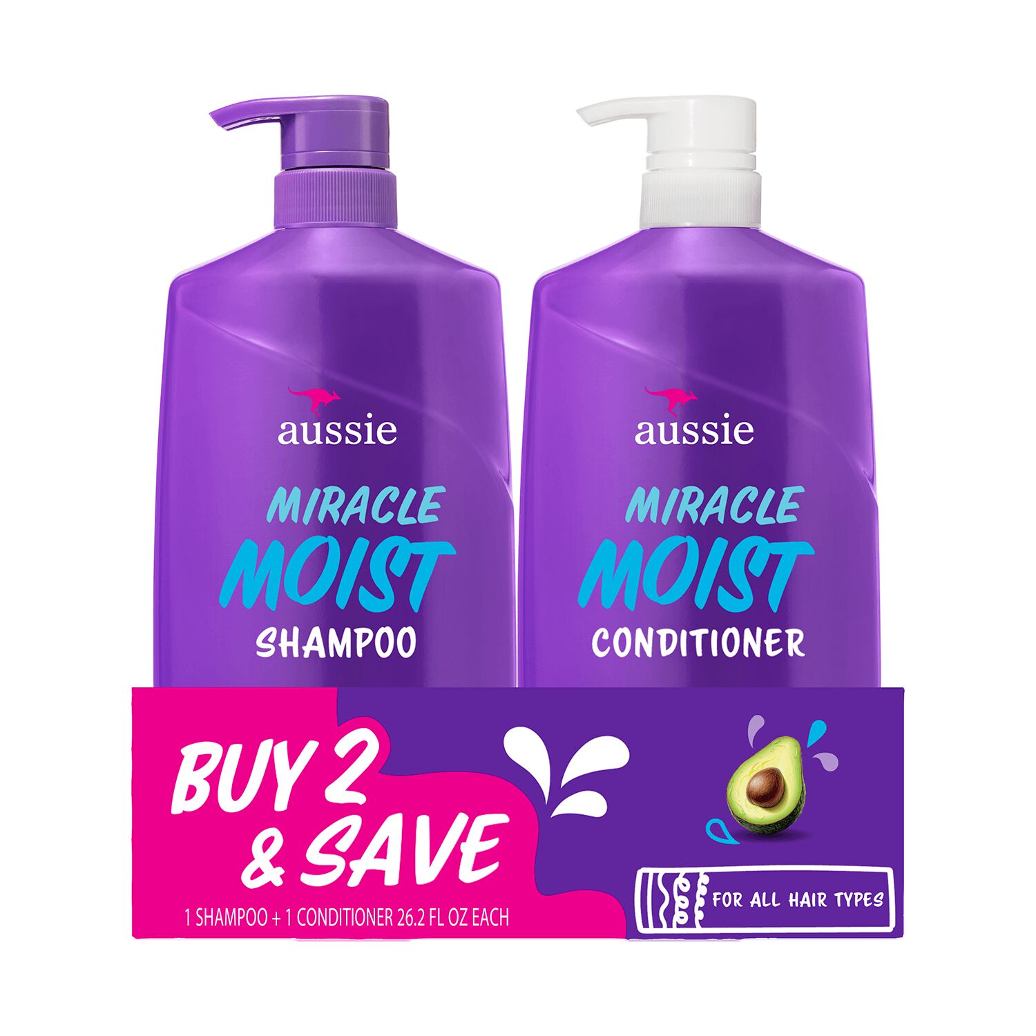 Miracle Moisture Shampoo & Conditioner Dual Pack