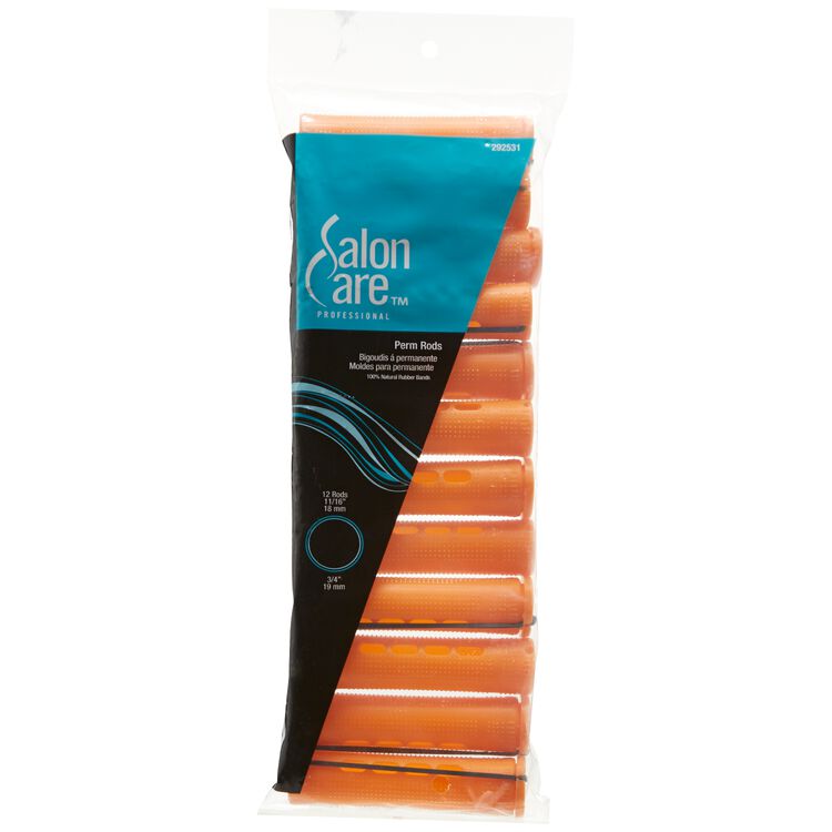 Tangerine Large Curved Perm Rods