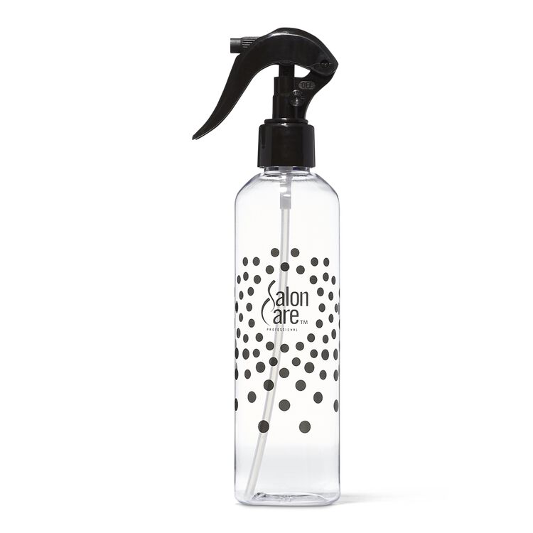 Salon Care Black & Clear Trigger Spray Bottle 8 oz