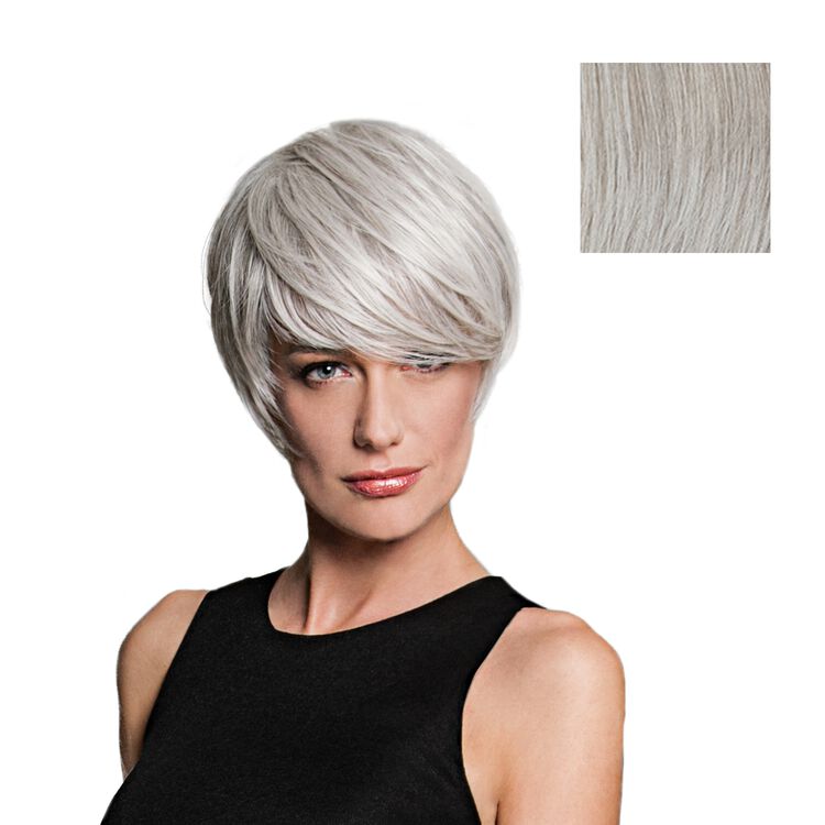 Angled Cut Wig Silver