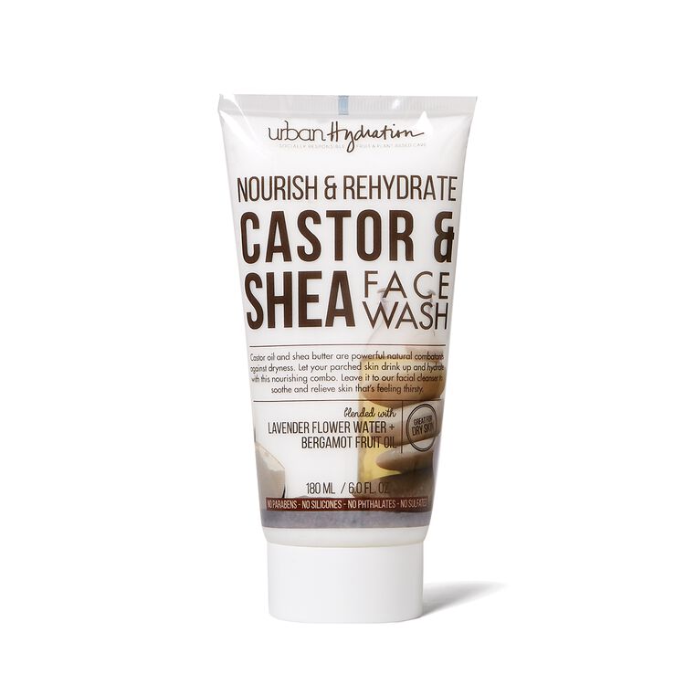 Nourish & Rehydrate Castor & Shea Face Wash - best facial cleanser for dry skin