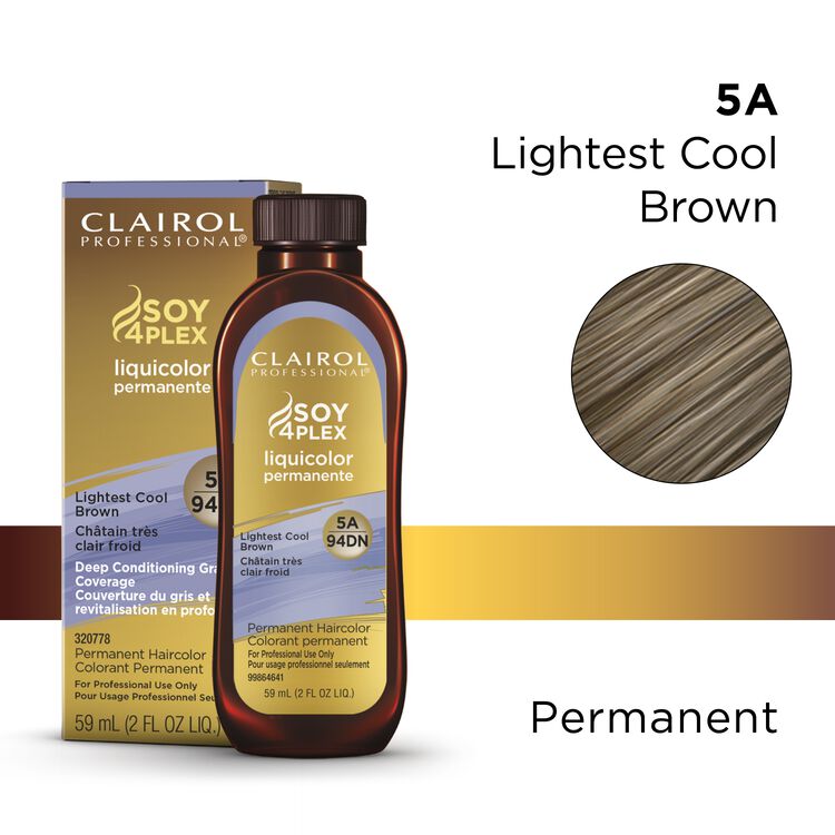 5A/94DN Lightest Cool Brown LiquiColor Permanent Hair Color