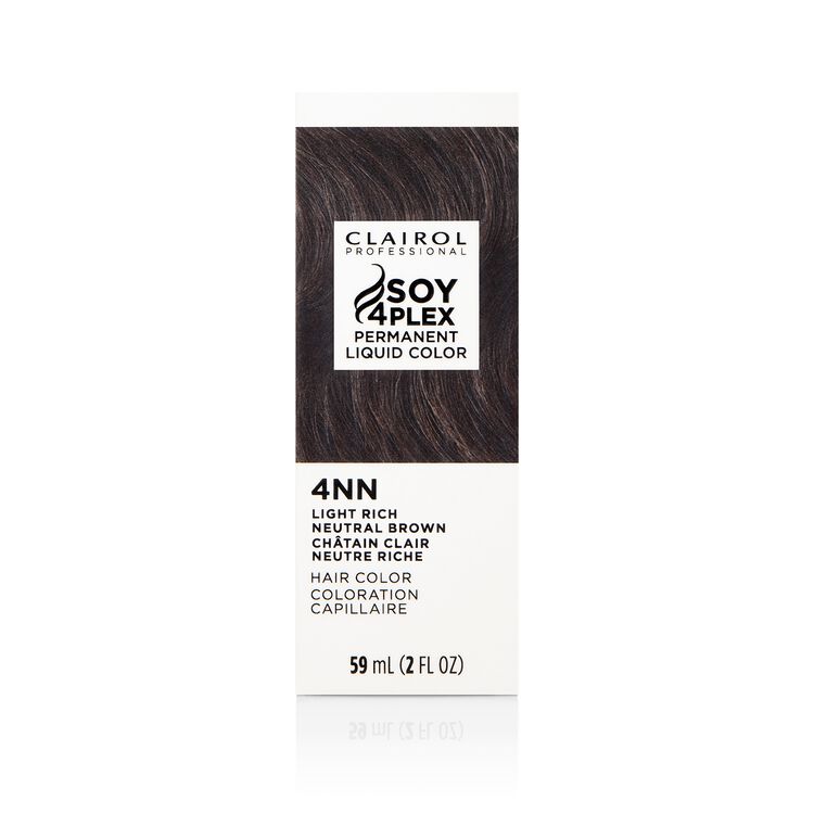 4NN Light Rich Neutral Brown Permanent Liquid Hair Color