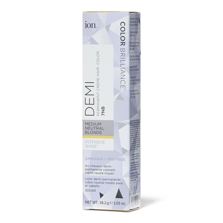 Intensive Shine 7NB Medium Neutral Blonde Demi Permanent Creme Hair Color