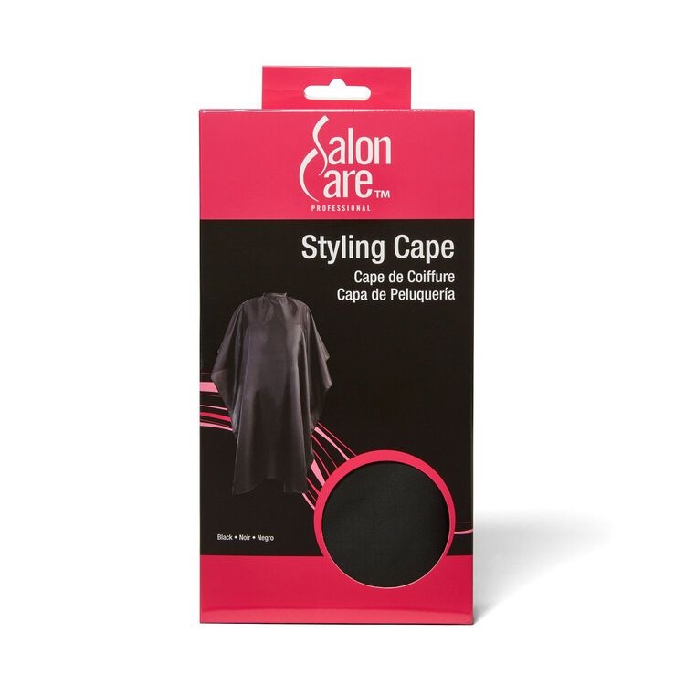 Solid Black Styling Cape