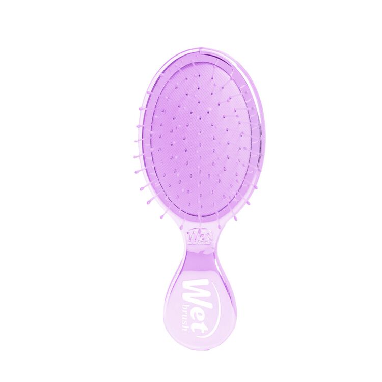 Purple Festive Mini Detangler Brush