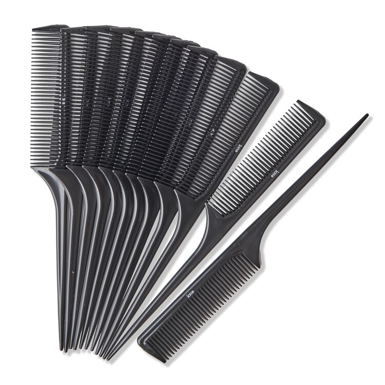 Professional Rattail Comb 12 Pack