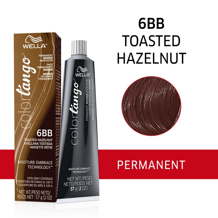 Wella Color Tango 6BB Toasted Hazelnut Permanent Masque Hair Color