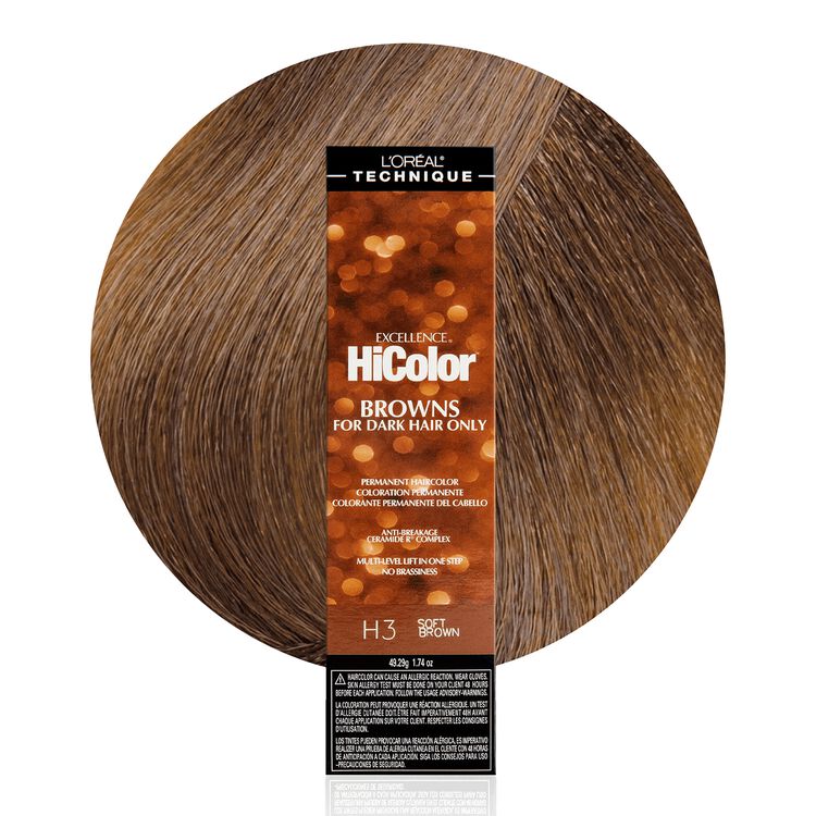 Soft Brown Permanent Creme Hair Color