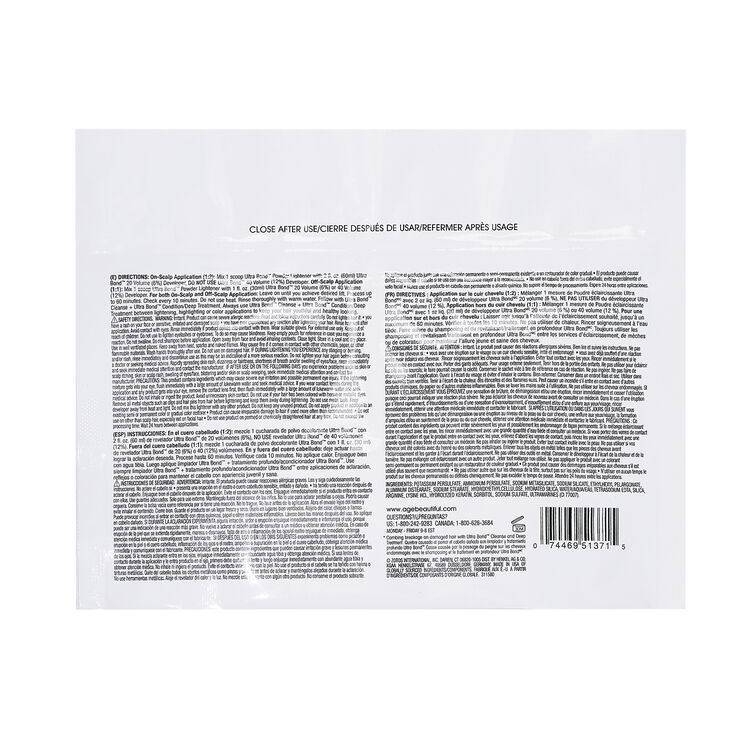 Ultra Bond Powder Lightener 6 oz.