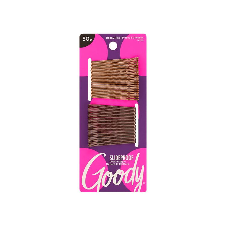 Brunette Metallic Bobby Pins 50 Count