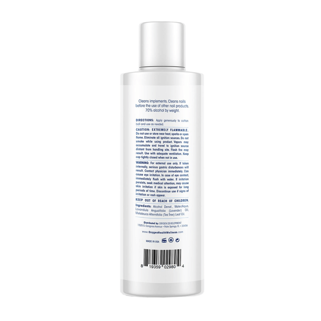 OXYGEN Health & Wellness Cleansing Alcohol Infused with Essential Oils Disinfectants