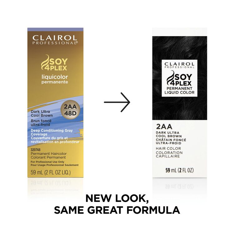 2AA Dark Ultra Cool Brown Permanent Liquid Hair Color