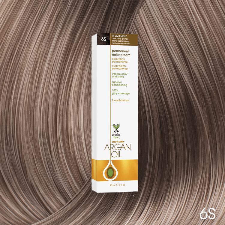 Argan Oil Permanent Color Cream 6S Dark Sand Blonde