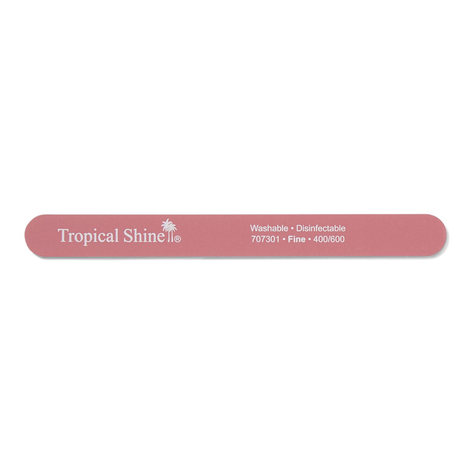 Tropical Shine Pink Cushion Nail File Fine 400/600 grit Nail Files