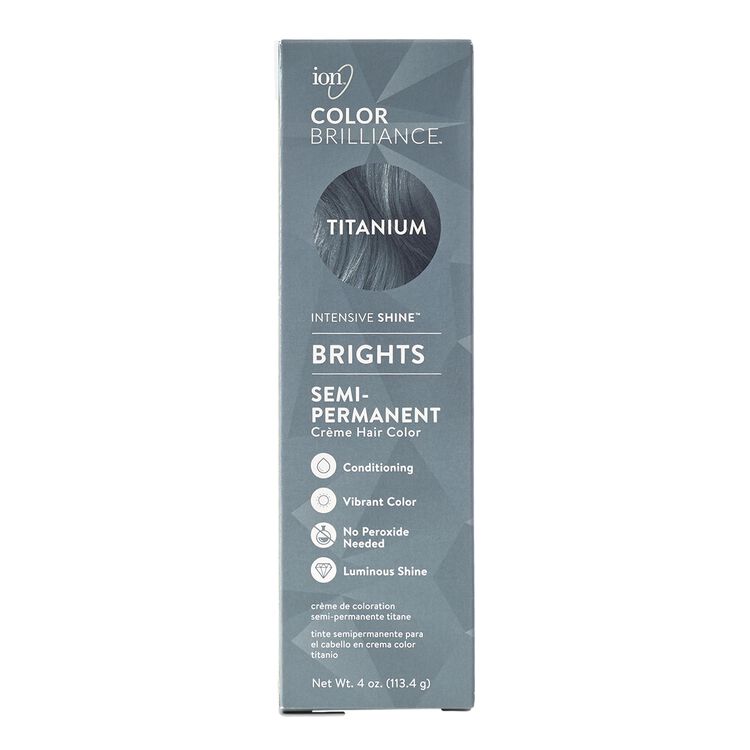 Semi-Permanent Brights Hair Color Titanium
