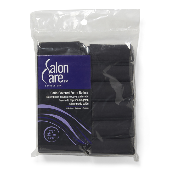 Satin Foam Rollers 7/8 Inch by Salon Care Curlers And Rollers Sally