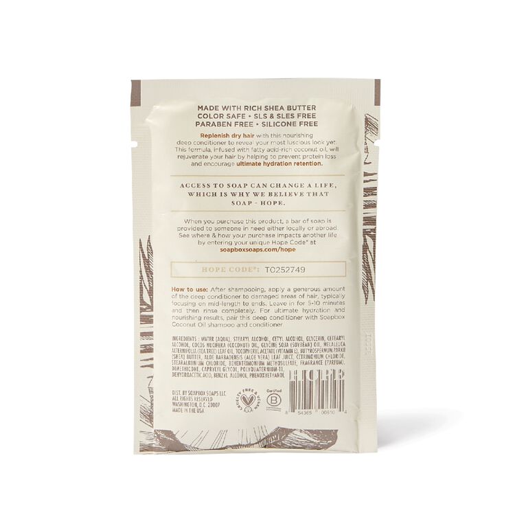 Coconut Oil Rejuvenating Deep Conditioner Packette