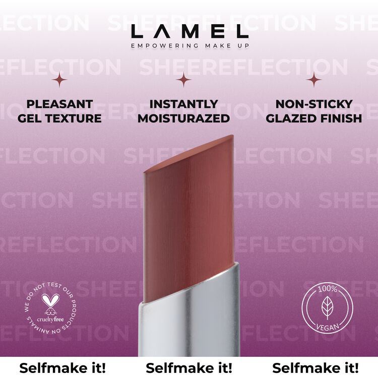 Moisturizing Lipstick-Balm SHEEReflection Rose-Confidence