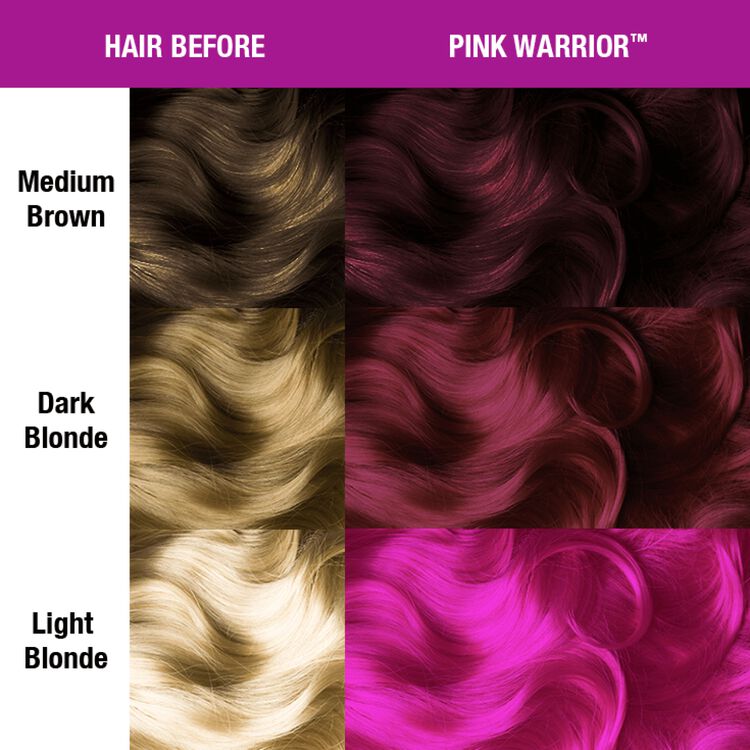 Pink Warrior Semi Permanent Cream Hair Color