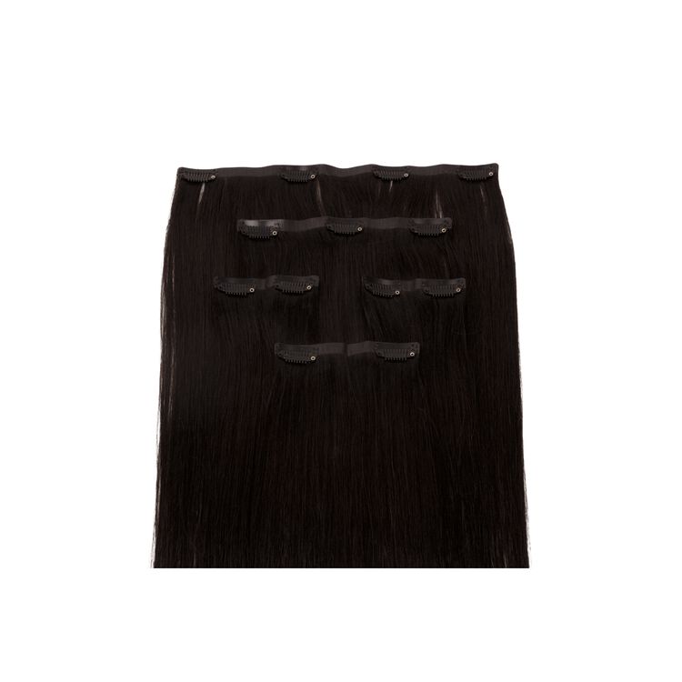 18" Ultra-Seamless Clip-in Hair Extensions Espresso