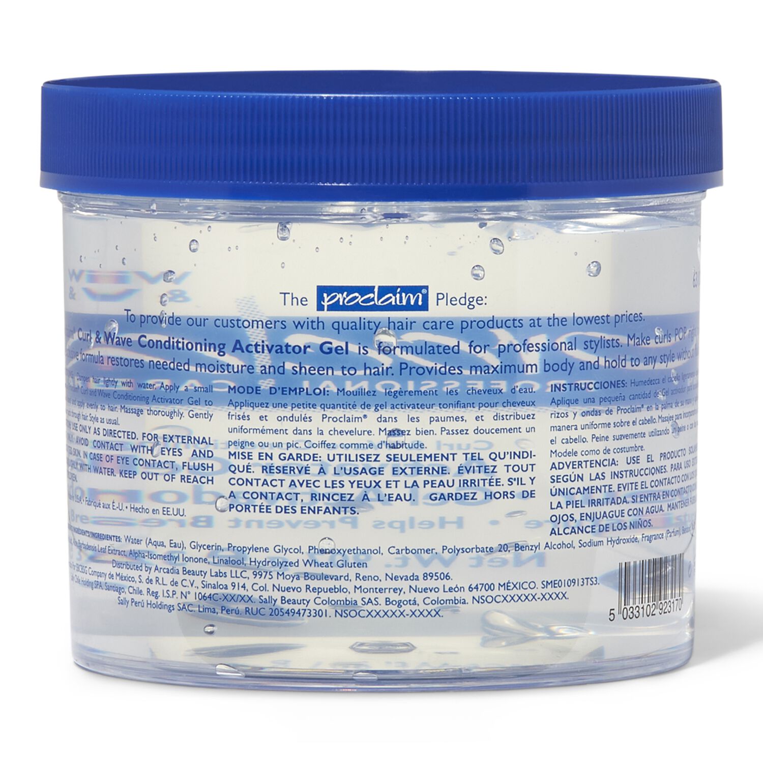 Proclaim Curl and Wave Conditioning Activator Gel Styling Products