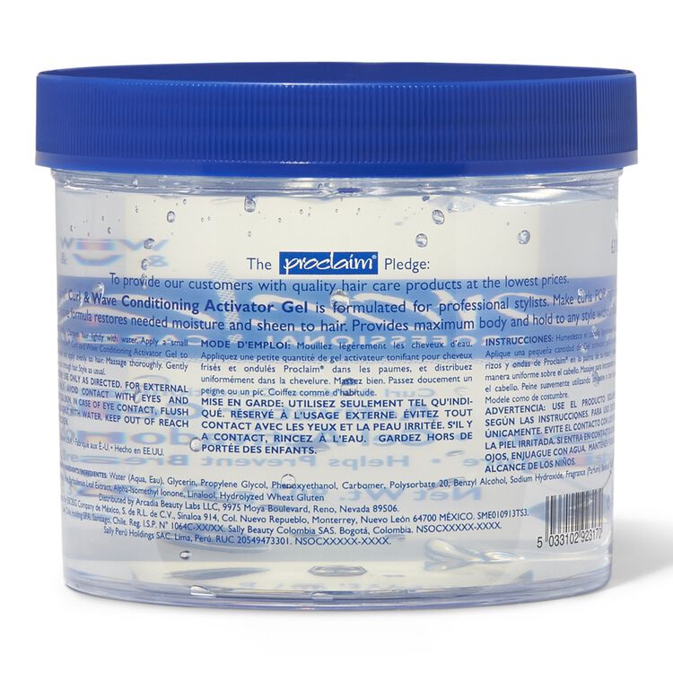Proclaim Curl And Wave Conditioning Activator Gel Styling