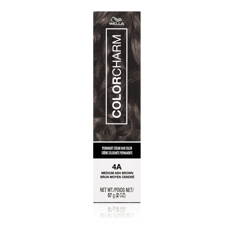 4A Medium Ash Brown Permanent Cream Hair Color