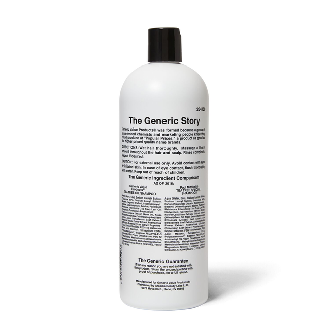 Tea Tree Oil Shampoo Compare to Paul Mitchell Tea Tree Special Shampoo 33.8 oz.