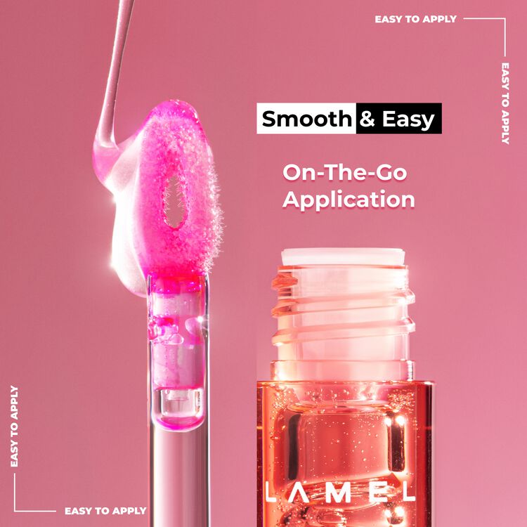 All in One Lip Tinted Plumping Oil Pink Sparkle