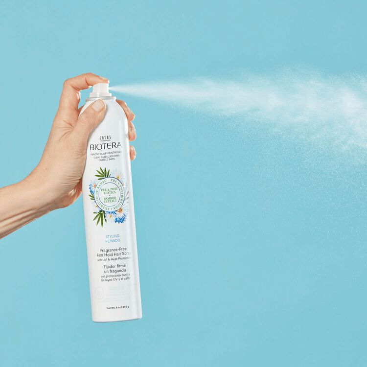Fragrance-Free Firm Hold Hair Spray with UV & Heat Protection