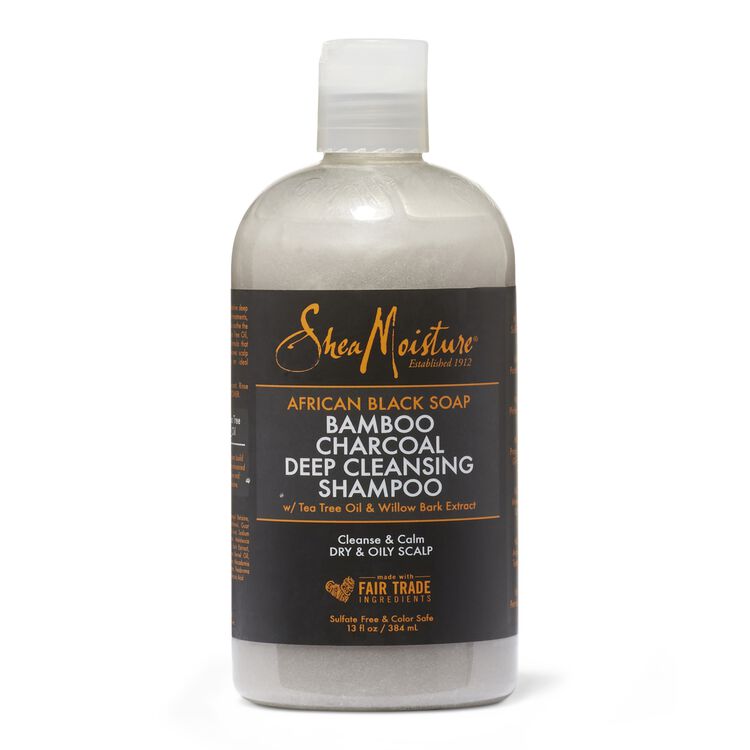 Shea Moisture African Black Soap Bamboo Charcoal Deep Cleansing