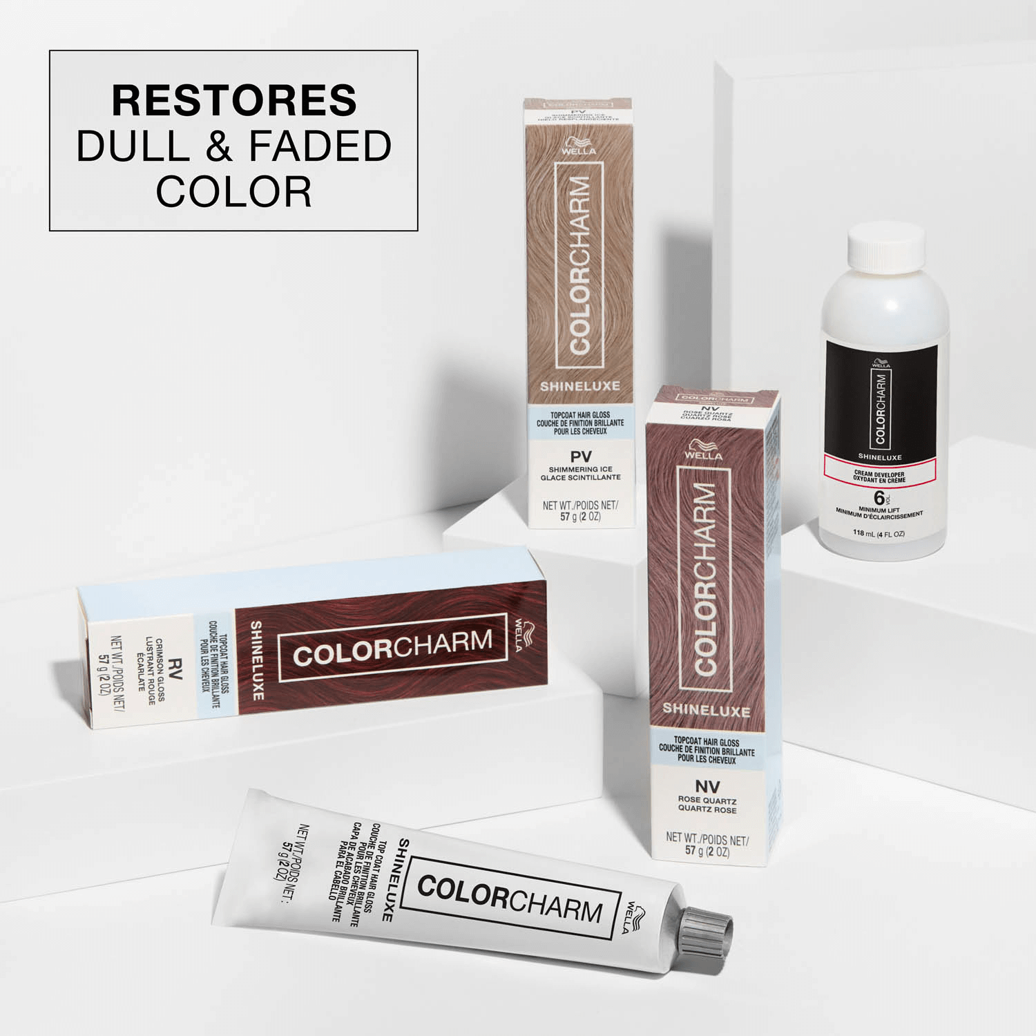 Wella colorcharm ShineLuxe Cream Developer - Thumbnail 2
