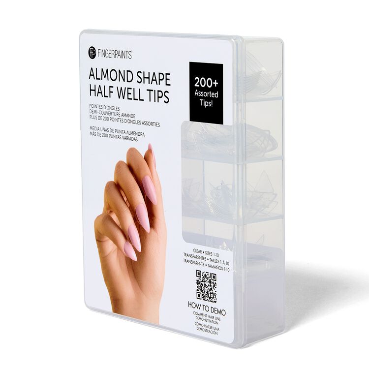 Almond Shape Half Well Tips