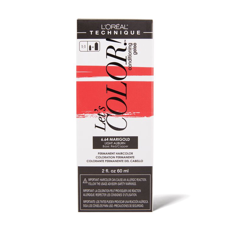 Let's COLOR! Conditioning Gelee Permanent Haircolor 6.64 Marigold