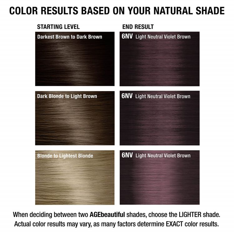 6NV Light Neutral Violet Brown Permanent Liqui-Crème Haircolor Neutral Violet Collection