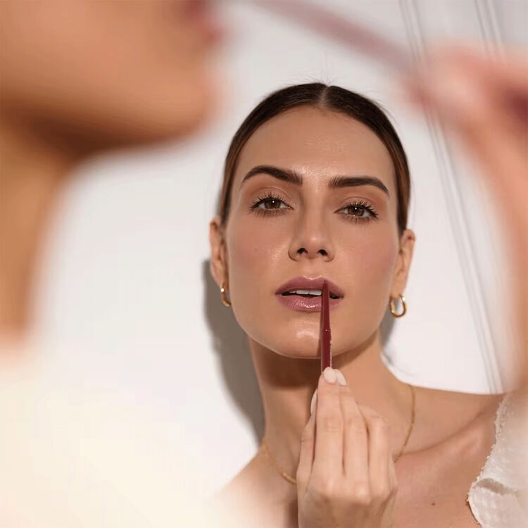 Retractable Waterproof Lipliner Raspberry