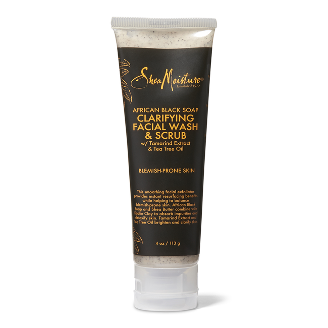 shea moisture african black soap facial wash and scrub shea moisture african black soap facial wash and scrub
