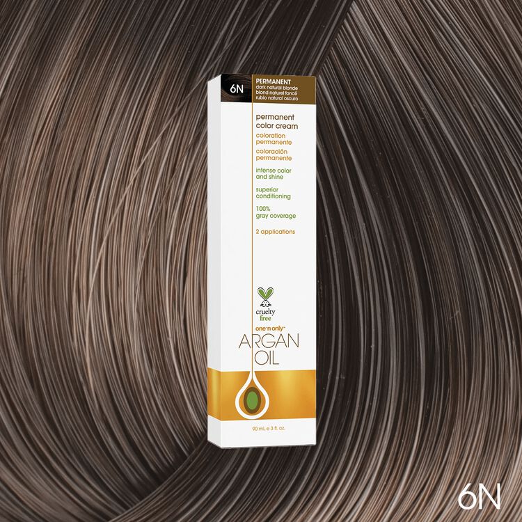 Argan Oil Permanent Color Cream 6N Dark Natural Blonde