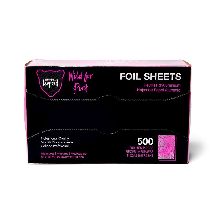 Wild For Pink Full Size Pattern Foil Sheets 9x10.75" 500 ct