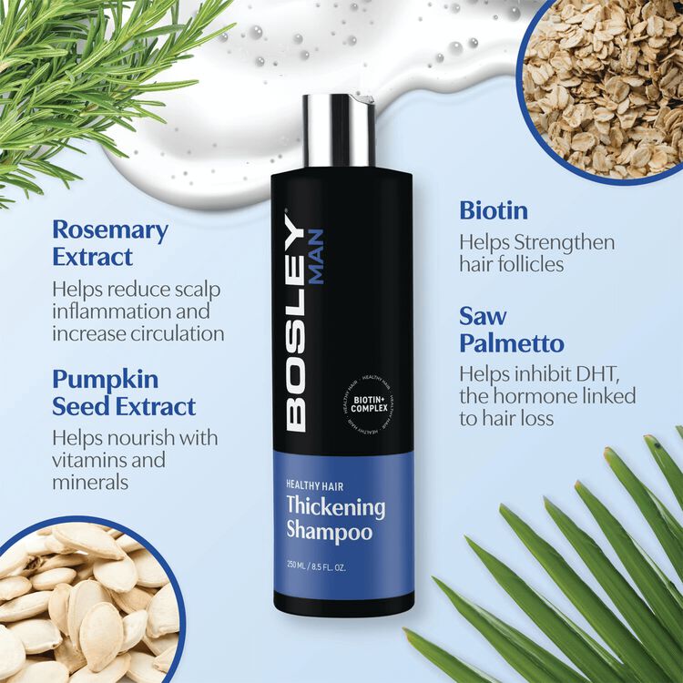 Men's Healthy Hair Thickening Shampoo