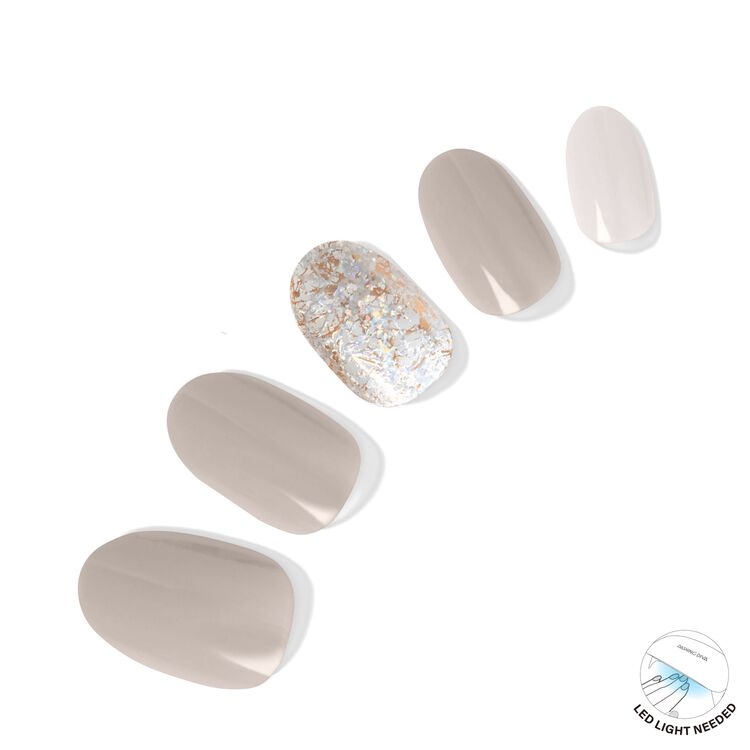 Tangled Pewter Semi-Cured Art Gel Strips