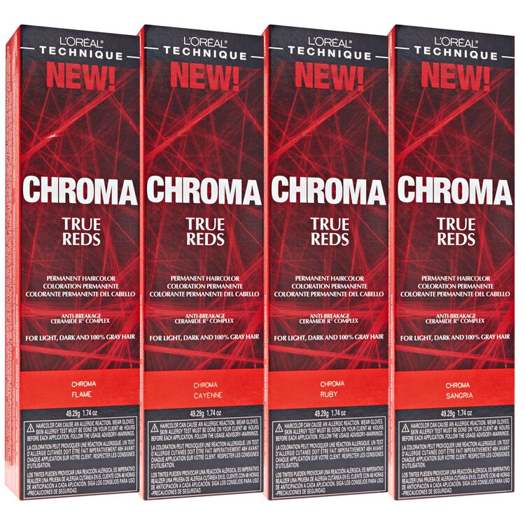 CHROMA True Reds Permanent Hair Color