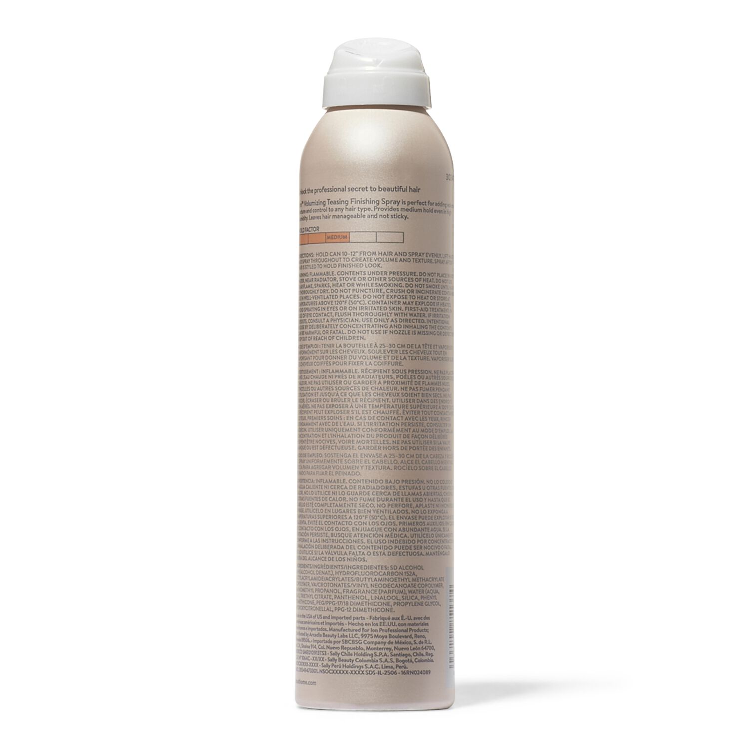 Ion Volumizing Teasing & Finishing Spray