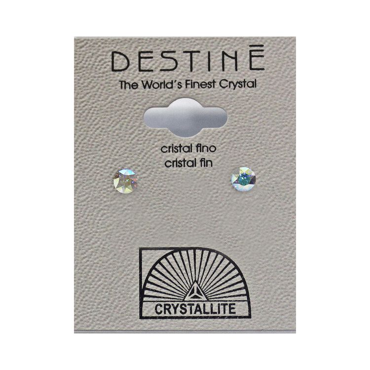 Destine Earrings Diamond Cut AB