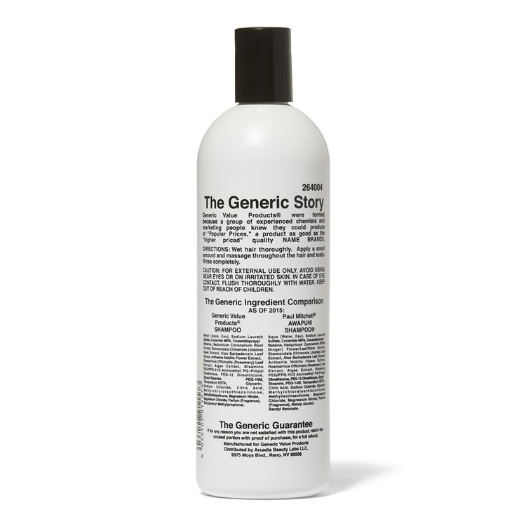 Generic Value Products Awapuhi Shampoo Compare To Paul Mitchell